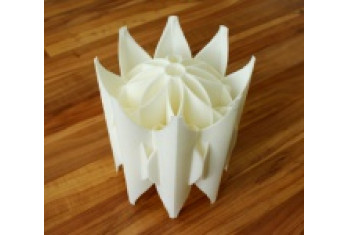 3D печать плафона из белого PLA пластика