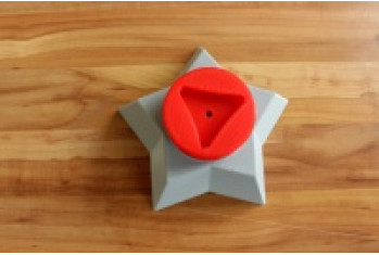3D печать постамента в виде звезды из PLA пластика