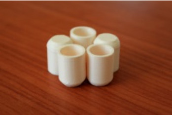 3D печать колпачков из белого ABS пластика