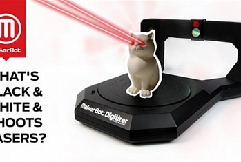 3d сканер MakerBot Digitizer — Лазерная кошка